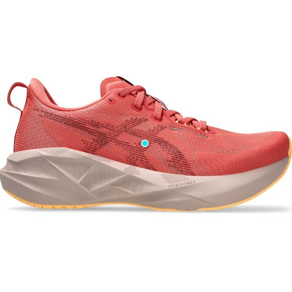 ASICS NOVABLAST 5 RUNNING SHOES DARK PINK CLAY/RUBBLE RED 9 US 40.5 EUR - Picture 1 of 5